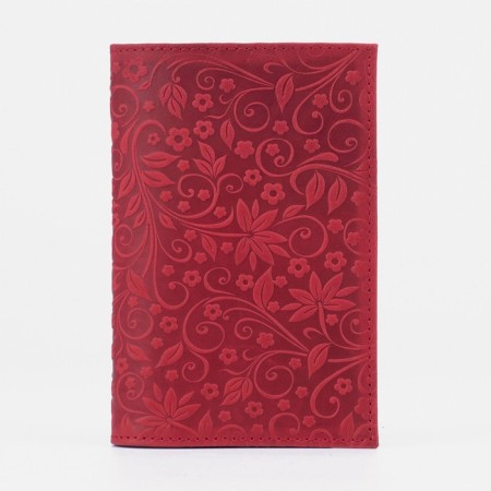 Cover for passport, red color