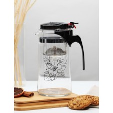 Teapot after a glass of Glass Dear Flowers, 900 ml