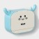 Soap dish "lamb", plastic, 15.5 × 10.5 × 4 cm, blue color