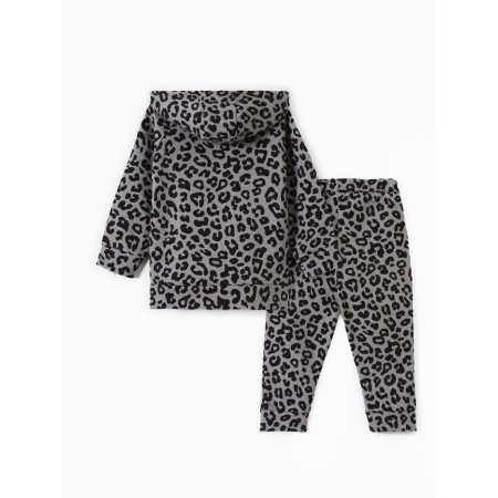 Costume: sweatshirt and pants crumb I Trendy Grey, height 86-92 cm-5