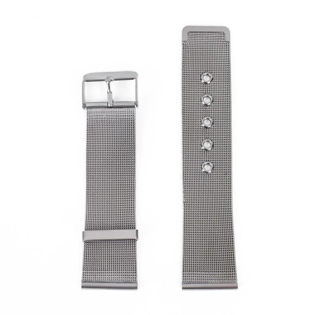 Watch strap, 22 mm, length 18.5 cm, stainless steel, studs in the kit-1