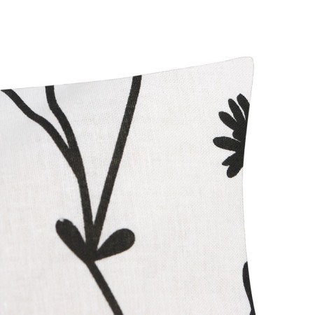 Pillow Pillowcase "Ethel" Black Flowers, 50x70 cm - 2 pcs, 100% cotton, Poplin-1