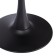 Tulip 70 (MOD, 46) metal/MDF, black 70x70x75 cm