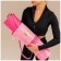 Yoga-brick cover "Sun", pink color
