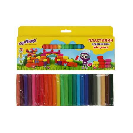 Plasticine 24 -ZV 480g of Johland Higher quality (Thailand), 105031-7
