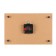 Carty clock is wall-mounted, interior "roses", silent, 30 x 20 cm