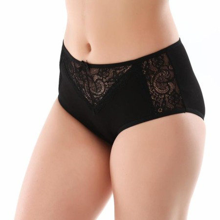 Panties female slips, black color, rr 54-56 (3xl)