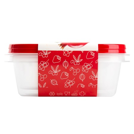 A set of OURSSSON plastic containers, volume 850 ml, 2 pcs-6
