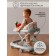 Walks of children's Amarobaby Running Baby, with an electronic game panel, color gray color