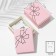Gift box for the set "Bow", 7 × 9, pink color