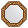 Mirror in the baguette frame, Byzantium gold is 99 mm, 63x63 cm
