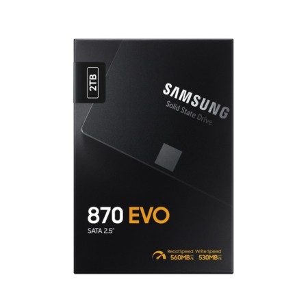 SSD Samsung 2.5 "870 EVO 2000 GB SATA III 3BIT MLC (TLC) MZ-77E2T0BW-8