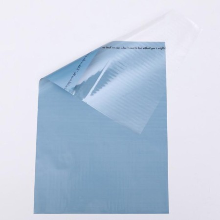 A napkin for a mini bouquet "Ready-made solution for 1-3 flowers", blue, 58 x 30 cm-2