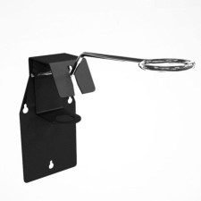 Holder for the antiseptic wall elbow, black color