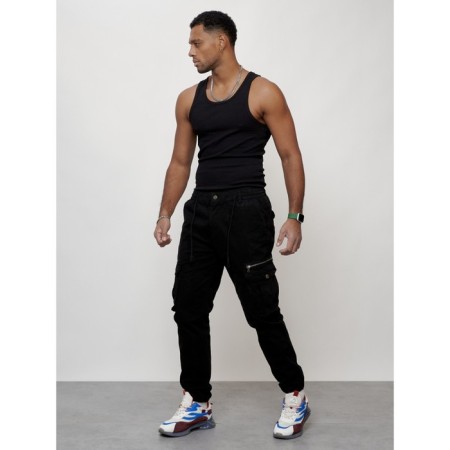Cargo jeans, size 44-46, black color-5