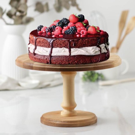 Adelica cake stand 30 × 20 cm, birch