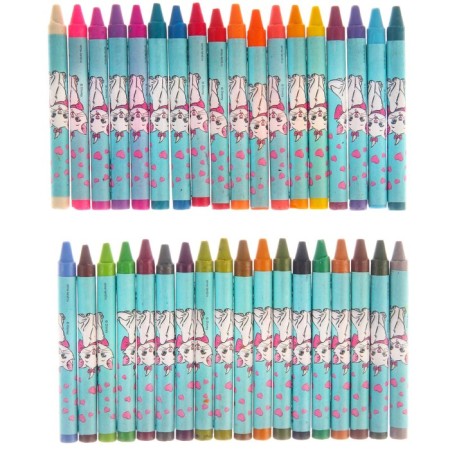 Wax pencils, set of 36 colors, cats aristocrats-1