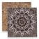 Photophone bilateral cardboard density 350 g "Michendi. Cream and cinnamon" 50x50 cm