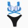 Swimsuit female separate minku Blue/black color, size 44