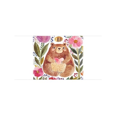 Barry for storing things "Good Bear in Colors", size 35x50 cm-1