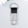Metal keychain "Carabin. Clear lines" black, silver
