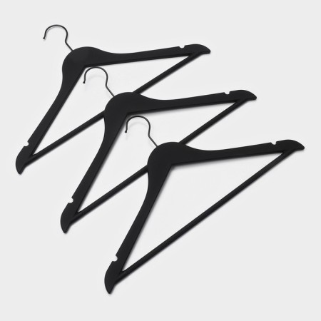 Brand shoulders with a crossbar, plastic Soft-Touch 44x23.5 cm, 3 pcs-3