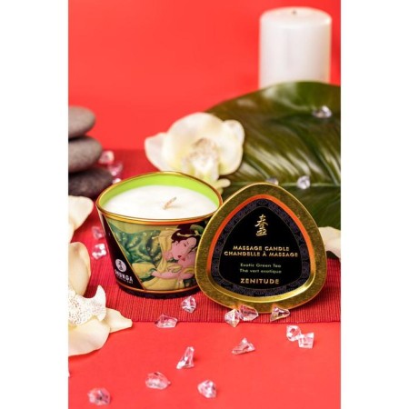 Candle - aromaticoma for shunga massage "Exotic green tea", 170 ml-9