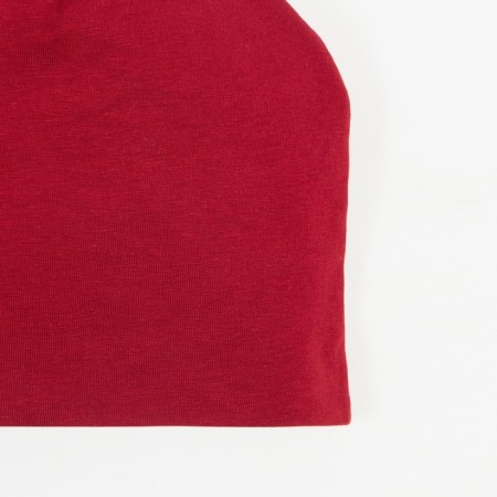 Children's hat, burgundy color, size 44-47-1