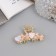 Hair crab "Chloe Galant" heart bows, 4.5 cm, gold
