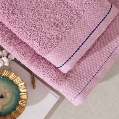 Tmachry Lovelife "Plain" 50*90 cm, col. dusty rose, 100% cotton, 450 g/m2-4