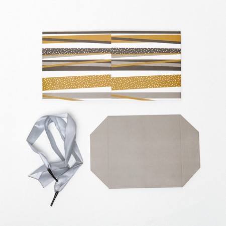 Self -assembly box "line" gray 10x10x10 cm-4