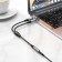 Hoco UPA21, Jack 3.5 mm (F) cable - 2 * jack 3.5 mm (m), 0.25 m, nylon, gray