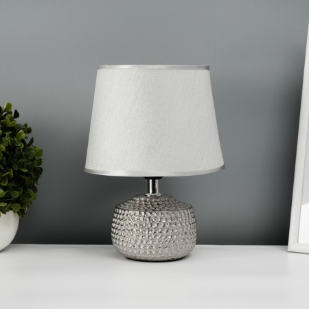 Traffic lamp with a lampshade Risalux “Rain Drops”, 1 × 40 W, E27, Silver, 17.5 × 17.5 × 23.5 cm-2