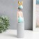 Souvenir Polystone "Girl ears Bunny, with a bubble on the column" Mix 29x7x10 cm