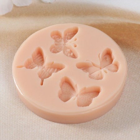 Mold Silicon "Motylka" 2.9x2x0.5 2.6x2.2x0.5 2.9x2.2x0.5 2.9x2.2x0.5 cm-2