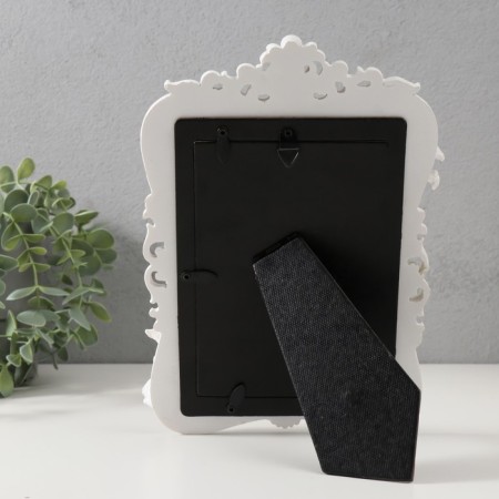 Photo frame Polystone 10x15 cm "Angels" white, rhinestones 24x16.5 cm-3