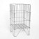 Basket-drive, collapsible, 42 × 42 × 80 cm, color chromium adjustable bottom