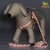 Set "braid", fluorescent, leash 115 x 1 cm, og 32-48 x 1.5 cm, orange