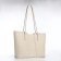 Bag Female Tout with zipper, milk color