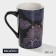 Porcelain mug Magistro "Mandala", 380 ml, purple pattern