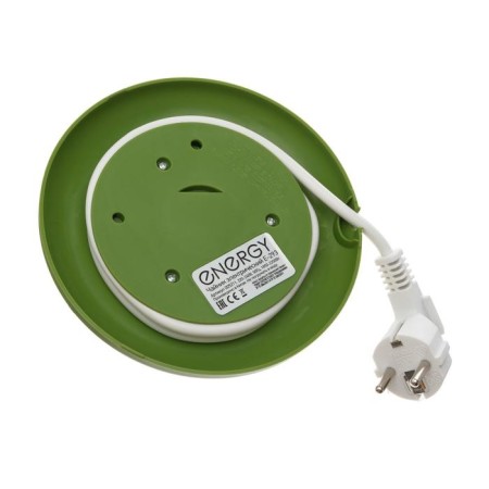 Electric kettle Energy E-293, plastic, 1.7 l, 2200 watts, white-green-4