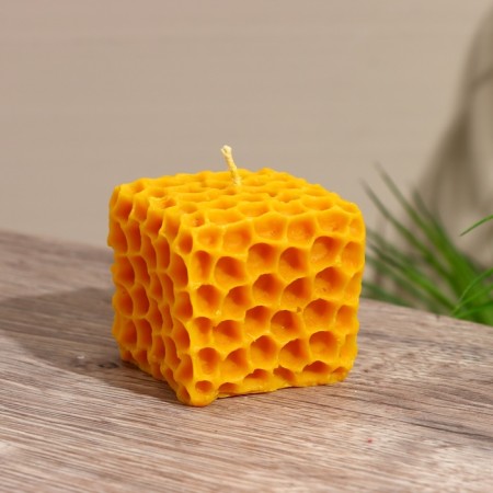 Sot candle 5x5x5 cm, soy wax mix-2