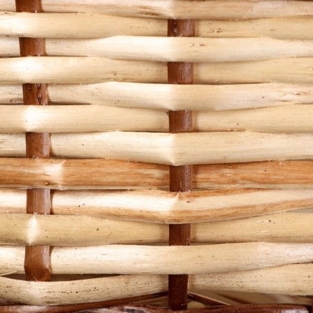 A set of wicker baskets, 4 pcs, 48x35x13/18 - 30x20x8/12 cm, beige -brown, willow-5