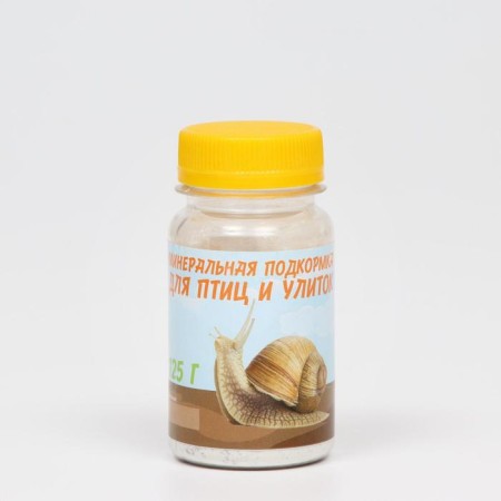 Mineral top dressing "Pijon" for birds and snails, bank, 125 g