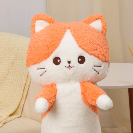 Soft toy-podushka "cat", 100 cm, orange color-1