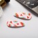 Invisibility for hair "Spark" (set 2 pcs) watermelon, 5 cm