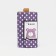 Key of buttons, length 10.5 cm, 6 carabiners, lilac color