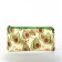 Cosmetic bag-penete on zipper, PVC, green color