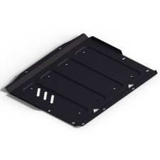 Protection of the KPP Autobron for Mitsubishi Pajero III, IV 1999-2014 2014-N.V., steel 1.8 mm, with fasteners, 111.04044.1