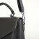 Women's bag on the Textura valve, small size, dark gray color